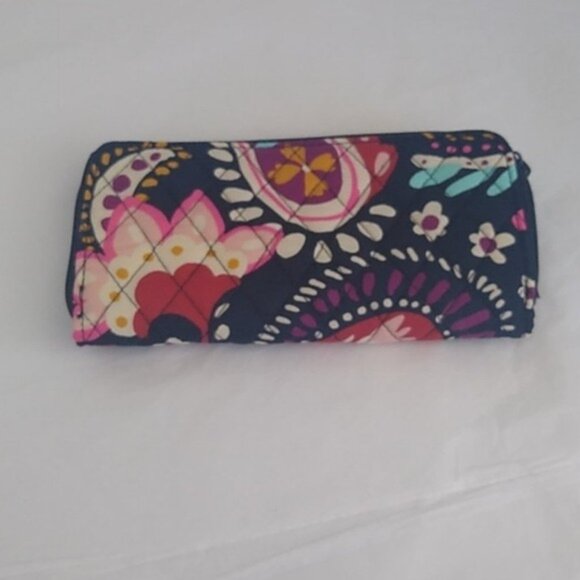Vera Bradley Accordion Wallet, Painted Paisley - Picture 3 of 7